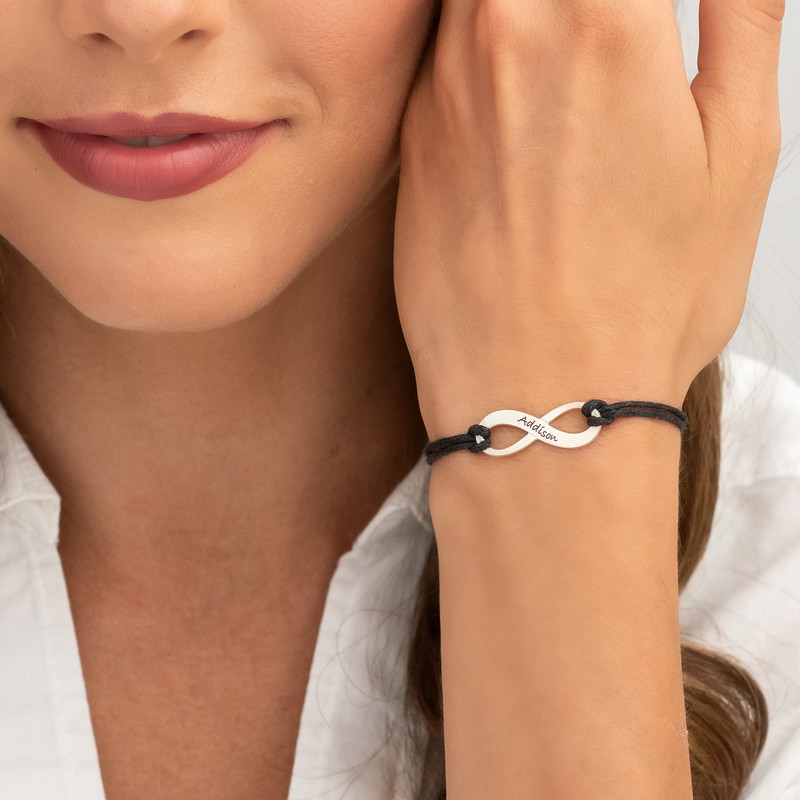 Custom Infinity Cord Bracelet - 2