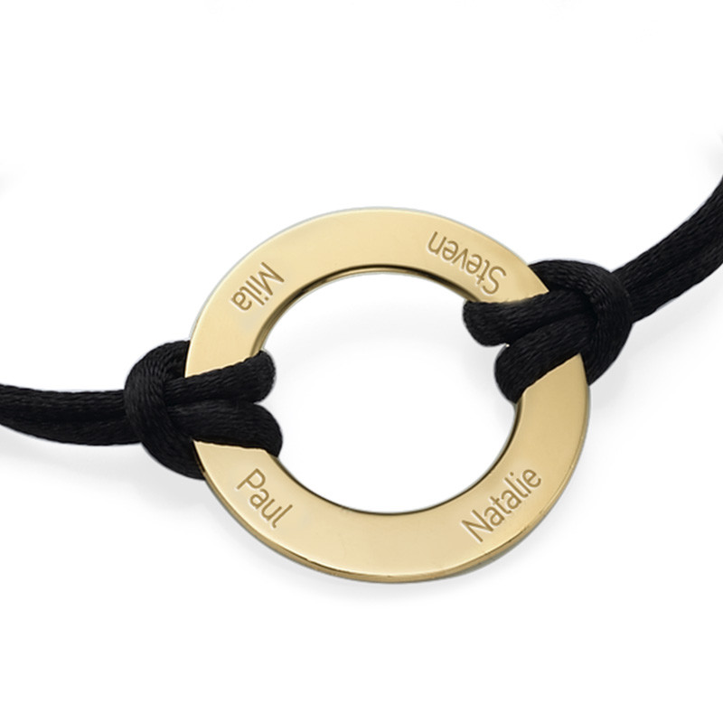 Gold Plated Circle of Life Bracelet - 1