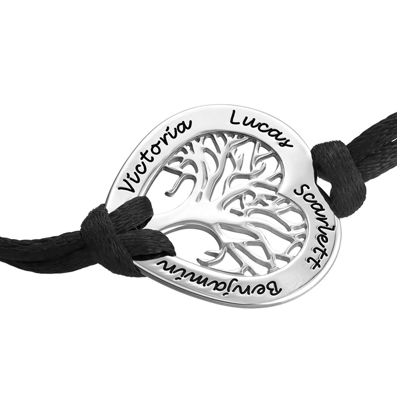 Heart Family Tree Bracelet - 1 product photo
