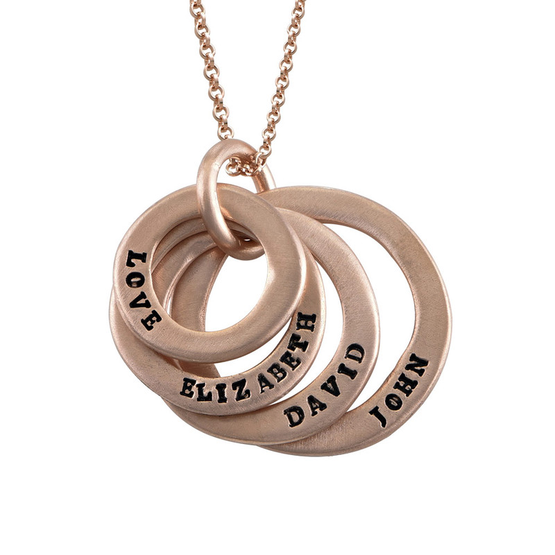 Always a Family Rose Gold Plated Necklace
