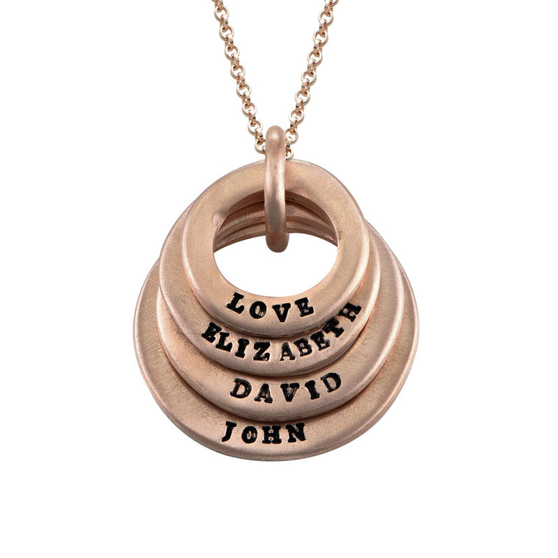Always a Family Rose Gold Plated Necklace - 1