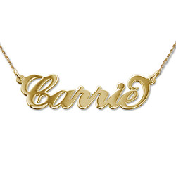 14K Gold Name Necklace product photo