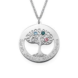 Personalized Tree of Life Necklace product photo