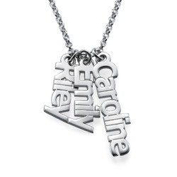 Multiple Vertical Name Necklace product photo
