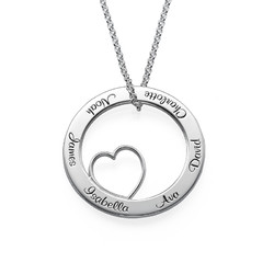 Personalized Love Circle Necklace product photo