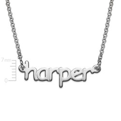 Lower Case Font Name Necklace product photo