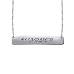 I Love You Bar Necklace product photo