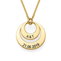 Infinite Love Necklace In 18K Gold Vermeil product photo