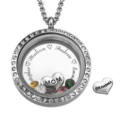 CharmSStory Music Style Floatimg Charms Living Locket Magnetic Necklace Pendant