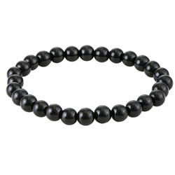 Black Beaded Bracelet for Men product photo