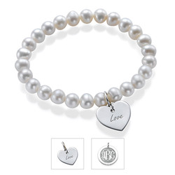 Pearl Heart Bracelet product photo