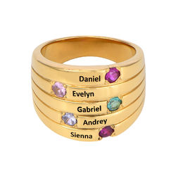 Happy Family Ring in Gold Plating product photo