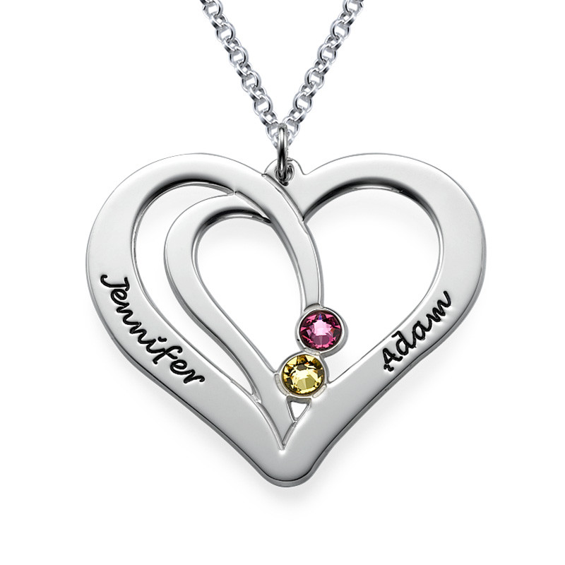 Engraved Heart Necklace Forever My 7795